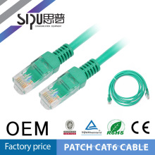 SIPU бесплатный образец фабрика Цена 24AWG UTP CAT6 кабель локальной сети Ethernet кабеля Cat6 патч-корд 2m 3m 5m